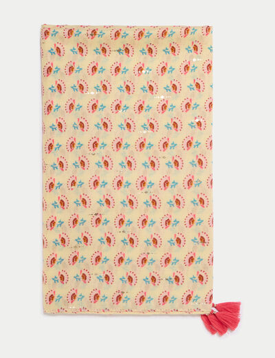 Foulard jaune femme