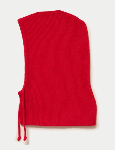 Cagoule rouge femme