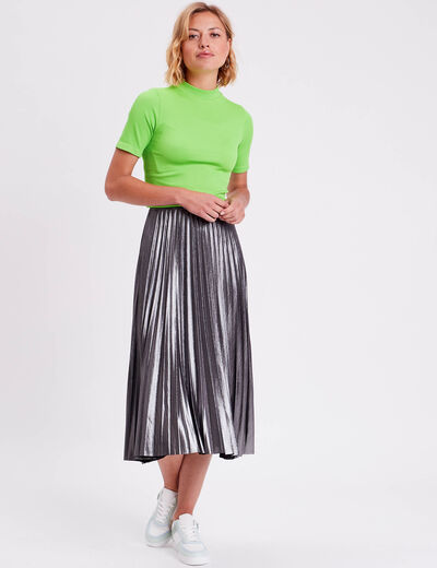 T-shirt manches courtes vert femme