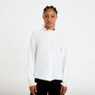 Chemise col montant manches longues ecru femme