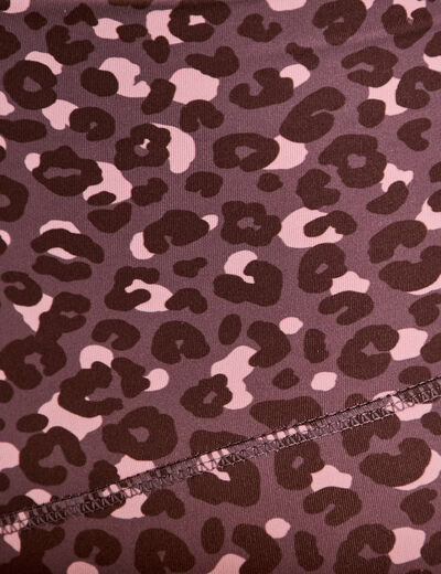 Legging taille haute violet femme