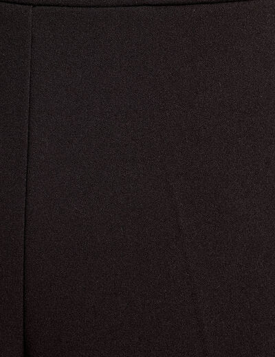 Pantalon large style jogging noir femme