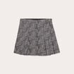 Jupe-short droite noir femme