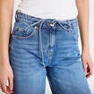 Jean wide leg ceinture taille standard denim double stone femme