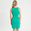 Robe moulante ouvertures vert femme