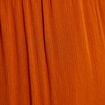 Pantalon large taille standard orange fonc&eacute; femme