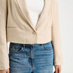 Veste esprit blazer beige femme