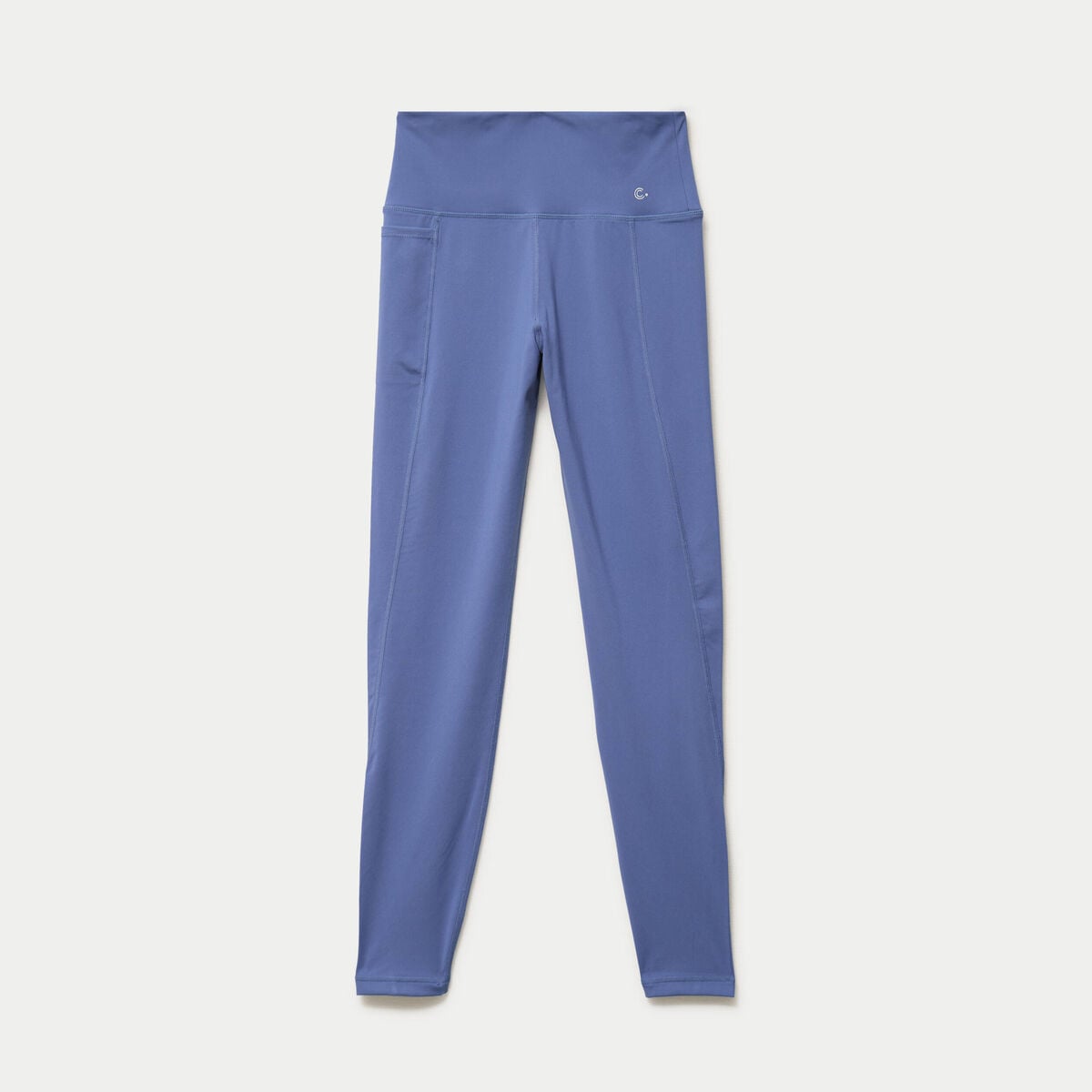 Legging taille haute activewear bleu fonc&eacute; femme