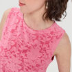 Top sans manches rose femme