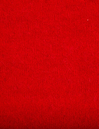 Gilet manches longues rouge femme