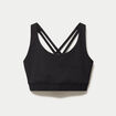 Brassi&egrave;re de sport fines bretelles noir femme