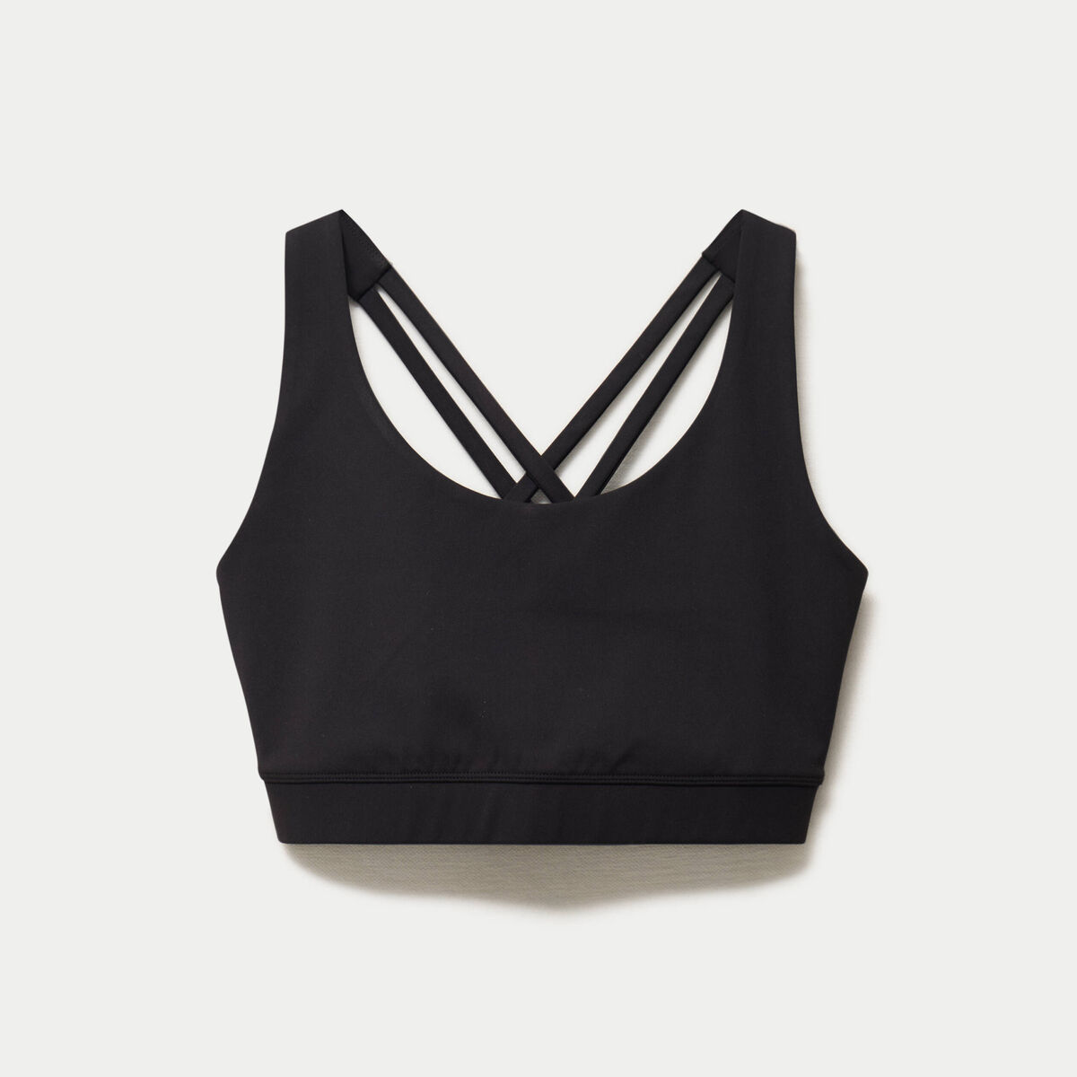Brassi&egrave;re de sport fines bretelles noir femme