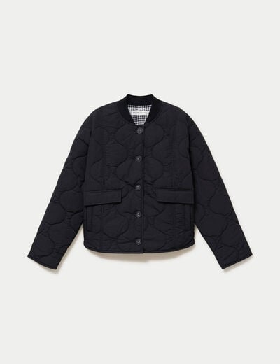 Veste ample manches longues noir femme