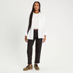 Jeans chino avec ceinture noir femme