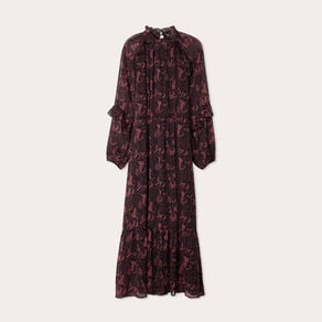 robe longue evasee noir femme Robe longue évasée noir femme