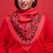 Foulard rouge femme