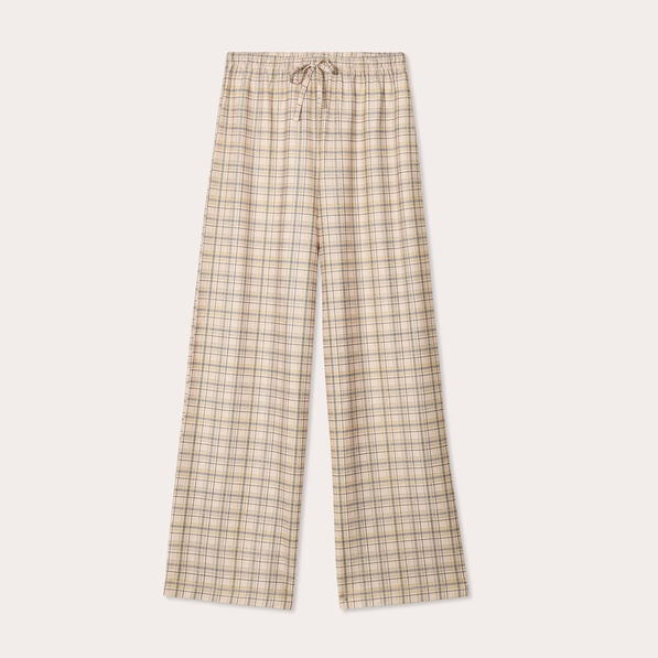 Pantalon large blanc femme