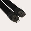 Ceinture élastiquée noir femme