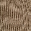 Pull avec col roulé vert kaki femme