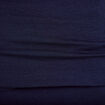T-shirt col bardot manches longues bleu marine femme
