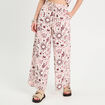 Pantalon large rose femme