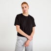 T-shirt col rond manches courtes noir femme