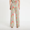 Pantalon large taille standard blanc femme