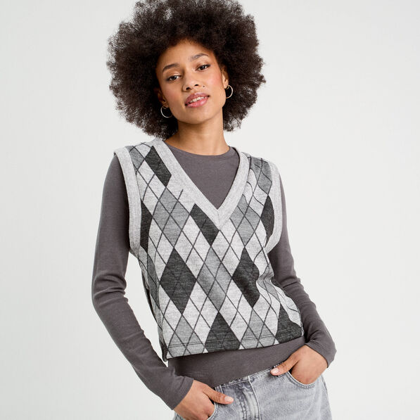 pull sans manches gris clair femme Pull sans manches gris clair femme