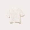 T-shirt manches courtes ecru femme
