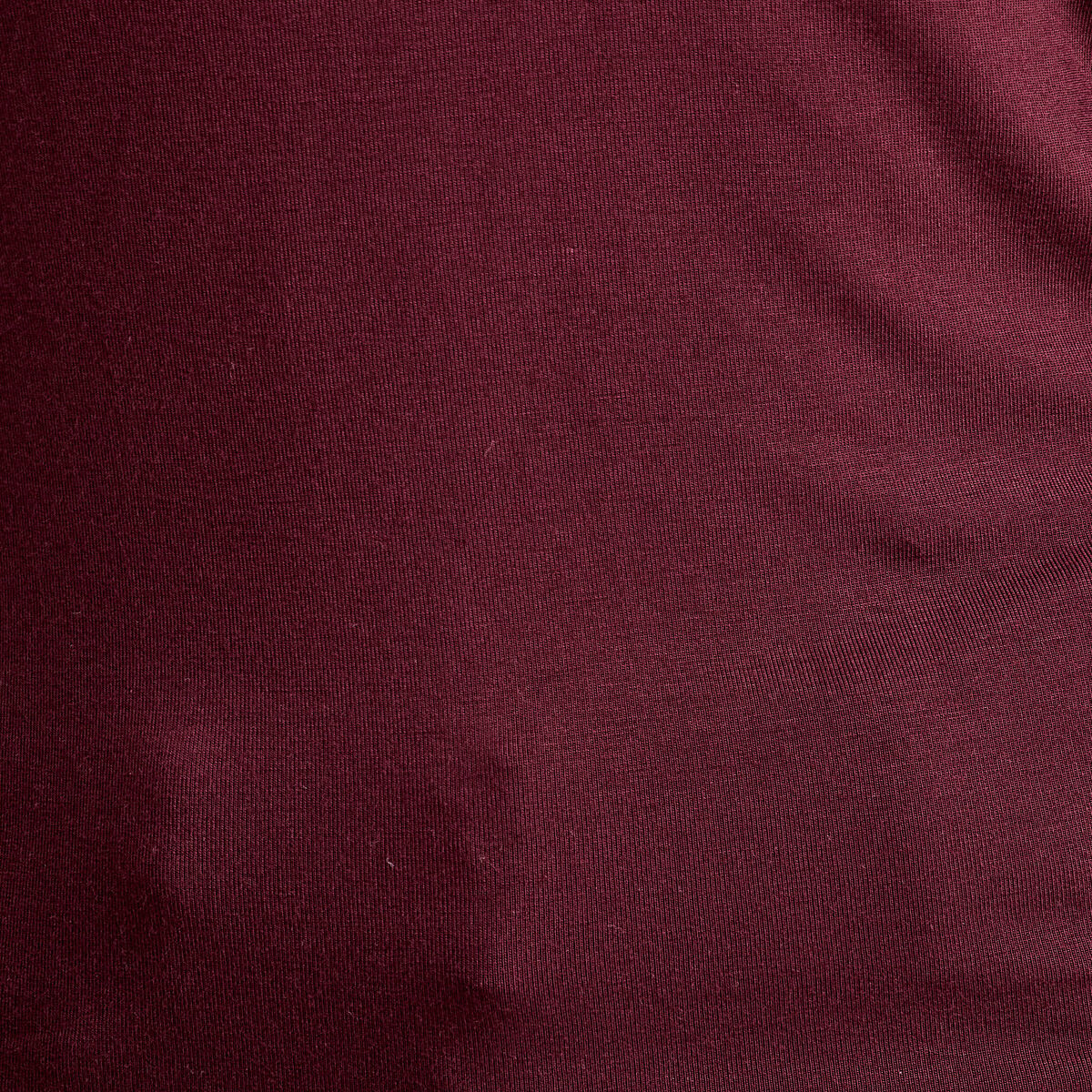 T-shirt manches longues violet foncé femme