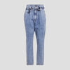 jeans paperbag taille haute denim double stone femme