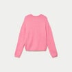 Gilet manches longues rose vif femme