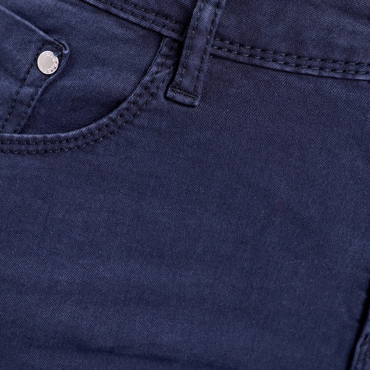 Pantacourt bleu marine femme