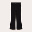 Pantalon bootcut taille standard noir femme