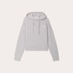 Sweat à capuche gris clair femme