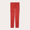 Jeans slim 5 poches rouge femme