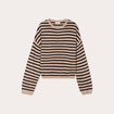 Pull manches longues sable femme