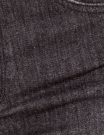 Jeans skinny ultra stretch 2 tailles denim noir femme