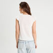Blouse sans manches blanc femme