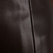 Jupe-short ajustée simili cuir noir femme