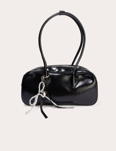 Sac avec charm noir femme