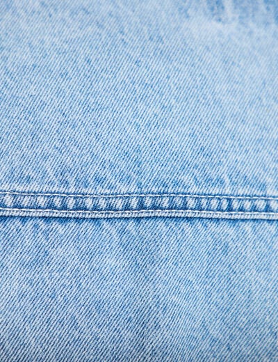 Veste en jean manches longues denim triple stone femme