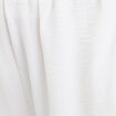 Pantalon large ecru femme