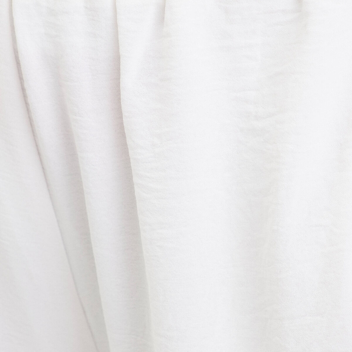 Pantalon large ecru femme