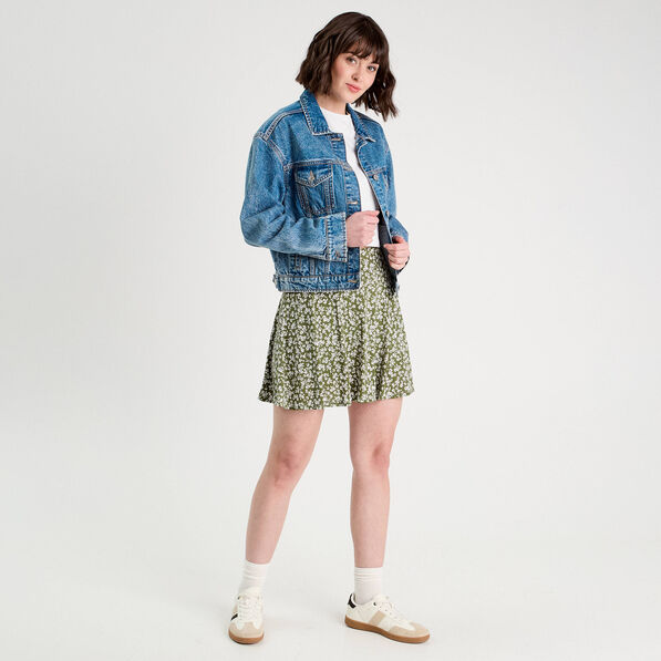 jupe short patineuse vert kaki femme Jupe-short patineuse vert kaki femme