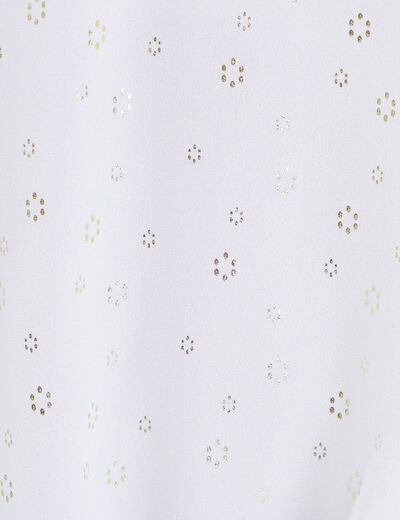 Blouse sans manches blanc femme