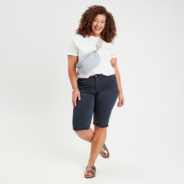pantacourt bleu marine femme Pantacourt bleu marine femme