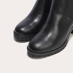 Bottines &agrave; talon noir femme
