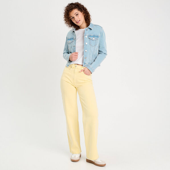 veste en jean denim bleach femme Veste en jean denim bleach femme
