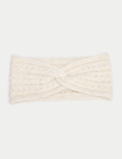Bandeau ivoire femme
